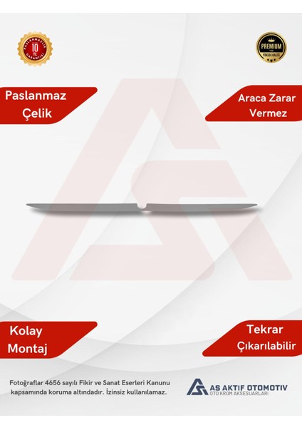 Mercedes Vito W447 Van Arka Bagaj Camı Alt Çıtası 2014 ve Üzeri Krom Paslanmaz Çelik fiyatları