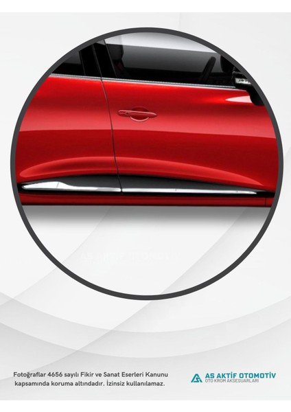 Renault Clio 4 Hb 5d/sw Yan Kapı Çıtası (Formlu) 4 Parça 2012 ve Üzeri Krom Paslanmaz Çelik modelleri
