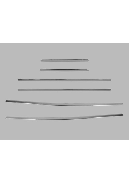 Peugeot 2008 Iı Suv Cam Çıtası 6 Parça 2020 ve Üzeri Krom Paslanmaz Çelik