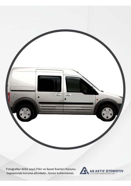 Ford Connect Panel Van/lav Kapı Eşiği 2 Parça 2002-2014 Krom Paslanmaz Çelik modelleri