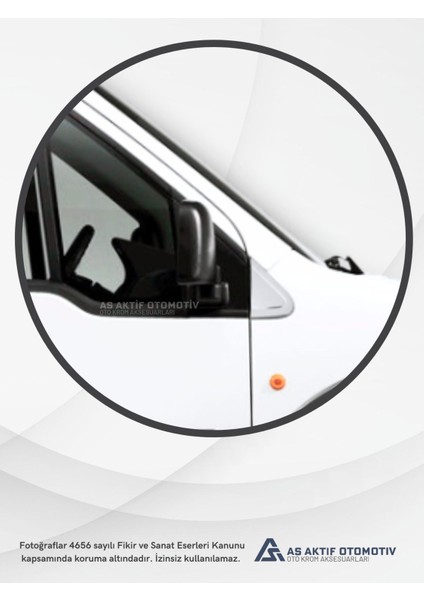 Ford Connect Panel Van/lav Ayna Üçgeni 6 Parça 2002-2014 Krom Paslanmaz Çelik modelleri