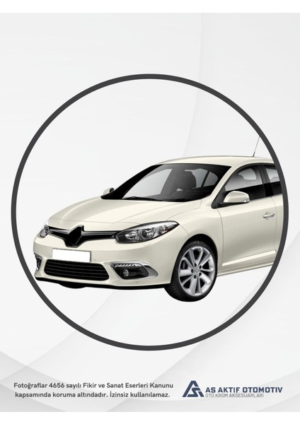 Renault Fluence Sd Kapı Eşiği 4 Parça 2010-2016 Krom Paslanmaz Çelik modelleri