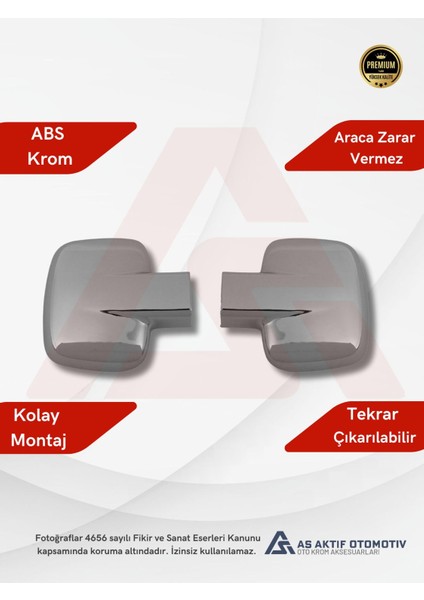 Mercedes Vito W638 Van Ayna Kapağı 2 Parça 1996-2003 Abs Krom fiyatları