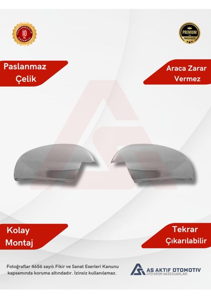 Opel Vectra C Sw/sd Ayna Kapağı 2 Parça 2002-2008 Krom Paslanmaz Çelik fiyatları