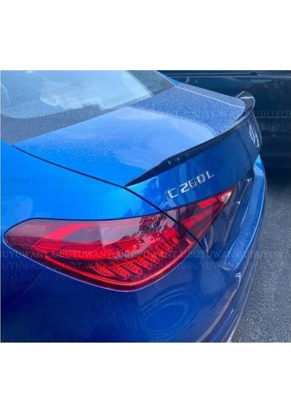 Mercedes W206 Uyumlu Plastik Parlak Siyah Spoiler