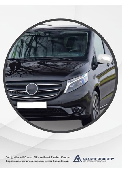 Mercedes Vito W447 Van Kapı Eşiği 3 Parça 2014 ve Üzeri Krom Paslanmaz Çelik modelleri