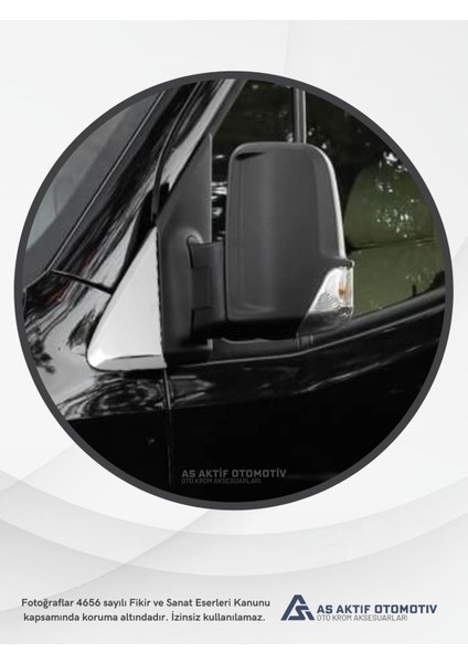 Mercedes Sprinter Van Kelebek Cam Yeri 2 Parça 2019 ve Üzeri Krom Paslanmaz Çelik modelleri