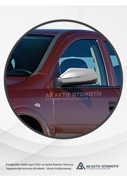 Opel Astra G Hb 3D Ayna Kapağı 2 Parça 1998-2009 Krom Paslanmaz Çelik