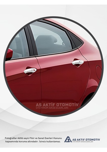 Hyundai Accent Blue Sd Kapı Kolu 4 Parça 2011 ve Üzeri Krom Paslanmaz Çelik modelleri