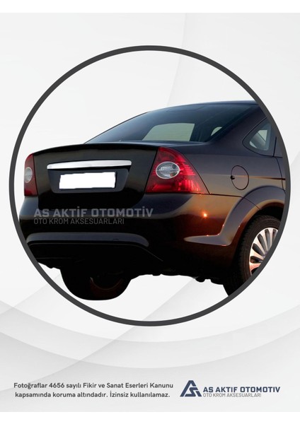 Ford Focus 2sd Bagaj Çıtası 2005-2011 Krom Paslanmaz Çelik modelleri