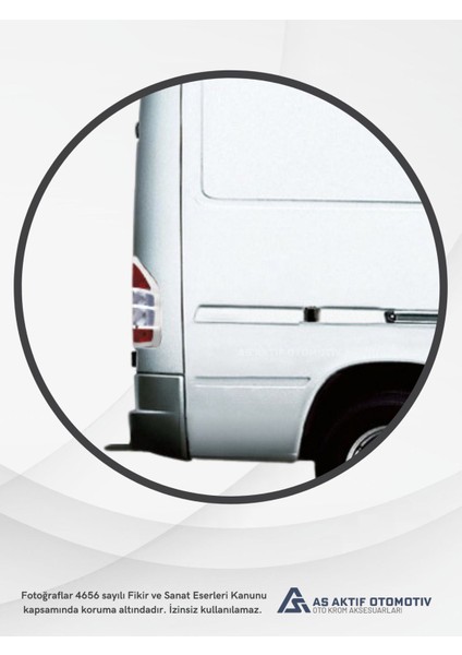 Mercedes Sprinter Van Stop Çerçevesi 2 Parça 1998-2006 Krom Paslanmaz Çelik fiyatları