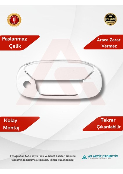 Fiat Doblo I Panel Van/lav Bagaj Açma 2 Parça 2000 ve Üzeri Krom Paslanmaz Çelik fiyatları