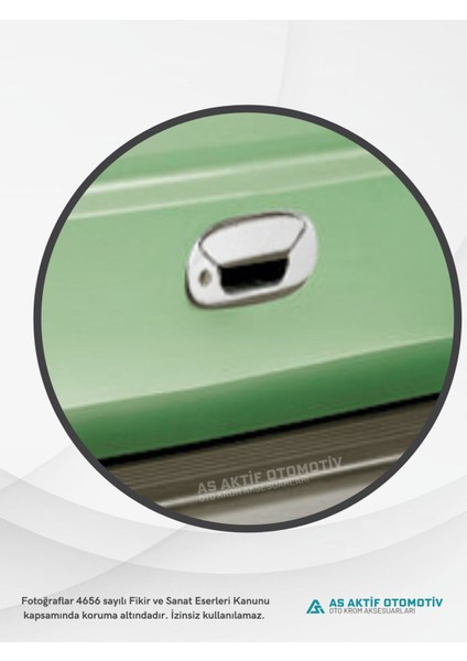 Fiat Doblo I Panel Van/lav Bagaj Açma 2 Parça 2000 ve Üzeri Krom Paslanmaz Çelik modelleri