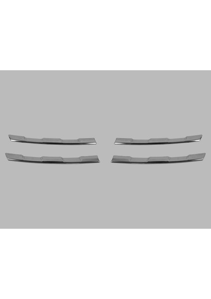 Renault Express Mini Van/lav Ön Panjur 4 Parça 2021 ve Üzeri Krom Paslanmaz Çelik