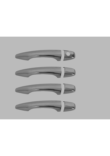 Peugeot 301 Sd Kapı Kolu 4 Parça 2012 ve Üzeri Krom Paslanmaz Çelik