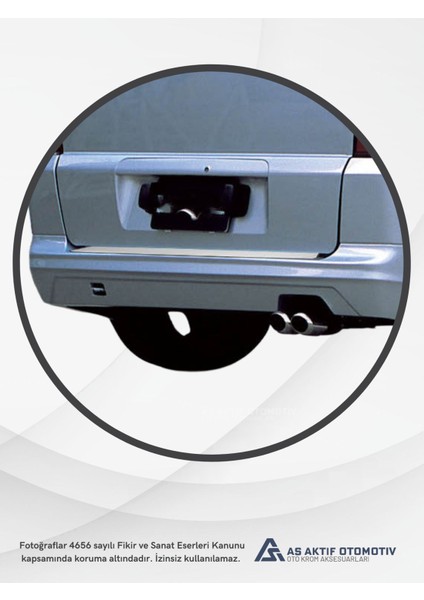 Mercedes Vito W638 Van Arka Tampon Eşiği 1996-2003 Krom Paslanmaz Çelik modelleri