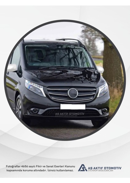 Mercedes Vito W447 Van Bagaj Iç Eşiği 2014 ve Üzeri Krom Paslanmaz Çelik modelleri