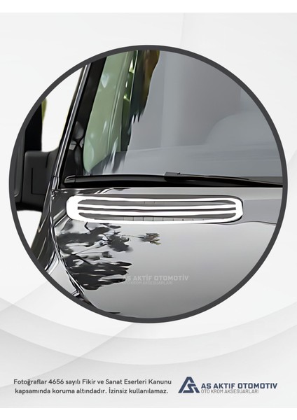 Mercedes Sprinter Van Havalandırma Çerçevesi 2 Parça 2019 ve Üzeri Krom Paslanmaz Çelik modelleri