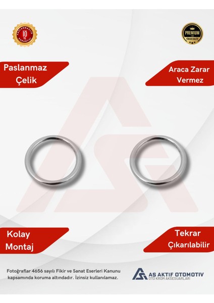Ford Courier Van Sis Çerçevesi 2 Parça 2014-2017 Krom Paslanmaz Çelik fiyatları