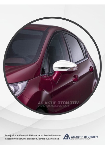 Ford Fiesta 6 Hb 5d Ayna Kapağı 2 Parça 2009 ve Üzeri Krom Paslanmaz Çelik modelleri