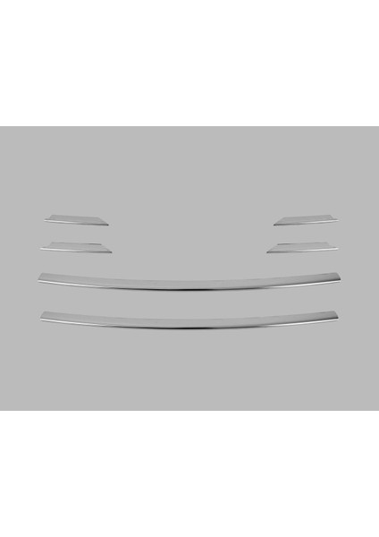 Renault Trafic 2 Van Ön Tampon Çıtası 6 Parça 2010-2014 Krom Paslanmaz Çelik