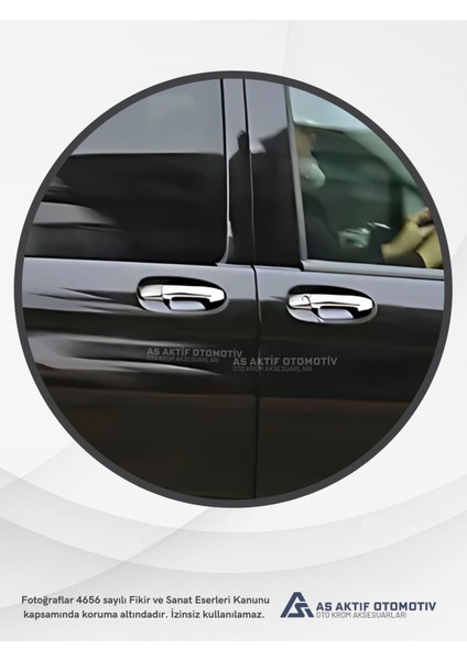 Mercedes Vito W447 Van Kapı Kolu 4 Parça 2014 ve Üzeri Krom Paslanmaz Çelik modelleri