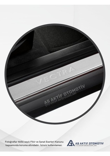 Opel Vectra C Sw/sd Kapı Eşiği 4 Parça 2002-2008 Krom Paslanmaz Çelik modelleri