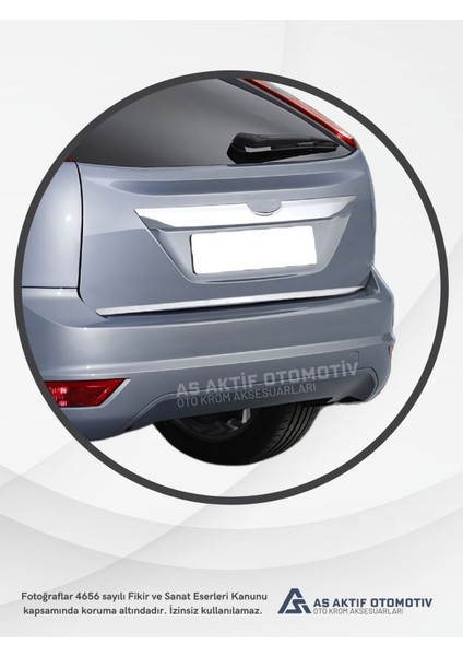 Ford Focus 2hb 5d/3d Bagaj Alt Çıtası 2005-2011 Krom Paslanmaz Çelik modelleri