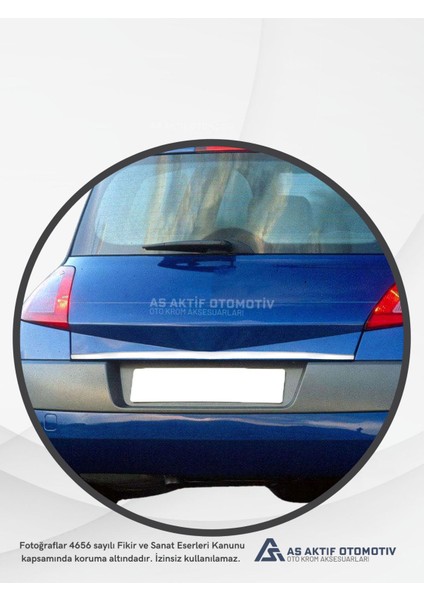Renault Megane 2 Hb Bagaj Alt Çıtası 2004-2010 Krom Paslanmaz Çelik modelleri