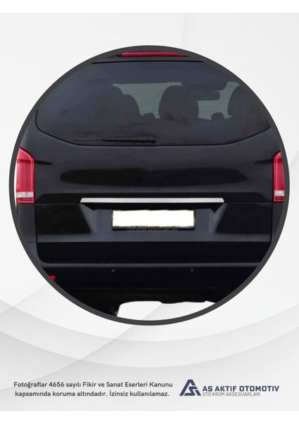 Mercedes Vito W447 Van Bagaj Çıtası 2014 ve Üzeri Krom Paslanmaz Çelik modelleri