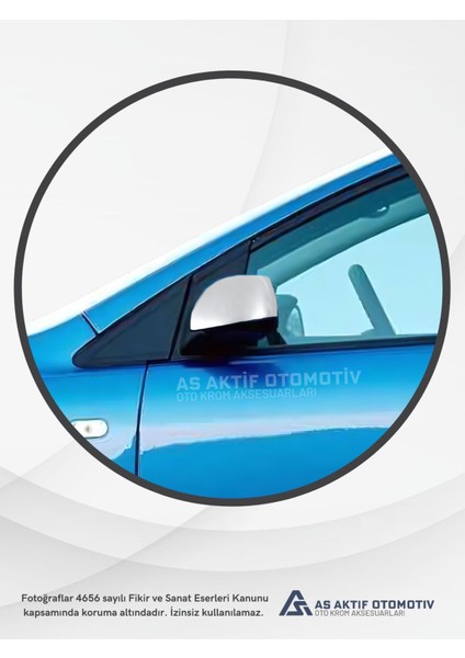 Ford Focus 2hb 5d/sd/sw Ayna Kapağı 2 Parça 2005-2008 Krom Paslanmaz Çelik modelleri