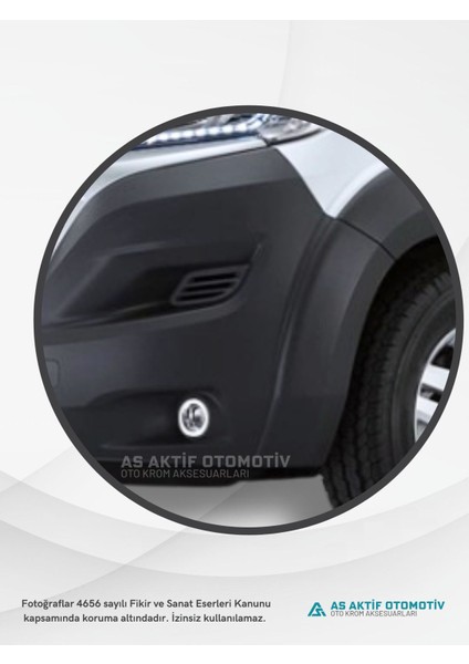 Fiat Ducato Van Sis Farı Çerçevesi 2 Parça 2014 ve Üzeri Krom Paslanmaz Çelik modelleri