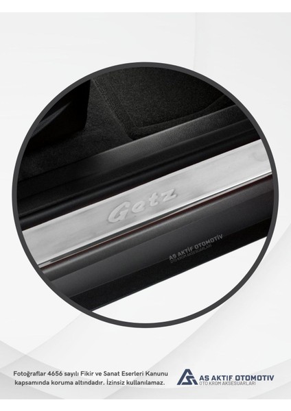 Hyundai Getz Hb 5d Kapı Eşiği 4 Parça 2002-2011 Krom Paslanmaz Çelik modelleri