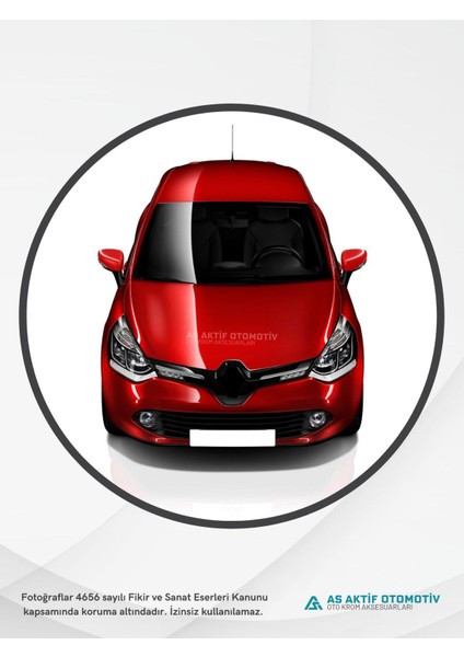 Renault Clio 4 Hb 5d/sw Kapı Eşiği 4 Parça 2012 ve Üzeri Krom Paslanmaz Çelik