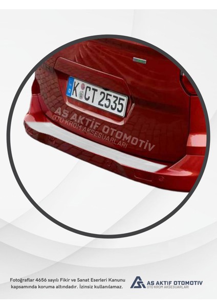 Ford Courier Van Arka Tampon Eşiği 2014 ve Üzeri Krom Paslanmaz Çelik modelleri