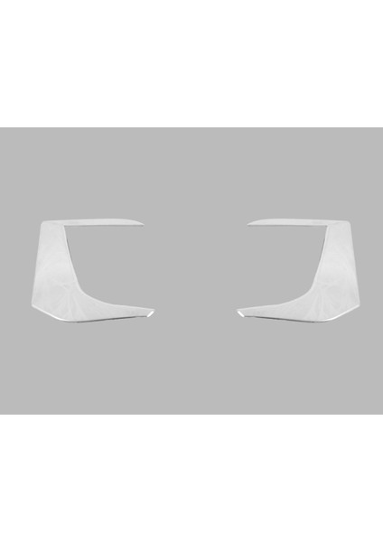 Peugeot 2008 Iı Suv Sis Çerçevesi 2 Parça 2020 ve Üzeri Krom Paslanmaz Çelik