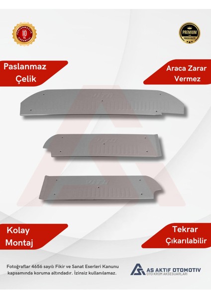 Mercedes Vito W639 Van Kapı Eşiği 3 Parça 2003-2010 Krom Paslanmaz Çelik fiyatları