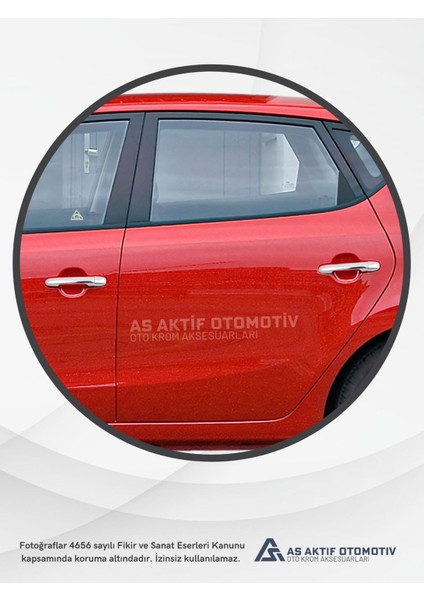 Hyundai I30 Hb 5d Kapı Kolu 4 Parça 2007-2012 Krom Paslanmaz Çelik modelleri