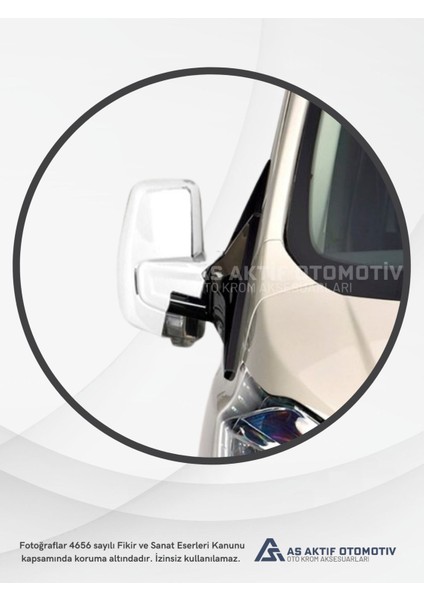 Ford Custom Van Ayna Kapağı 2 Parça 2012 ve Üzeri Abs Krom modelleri