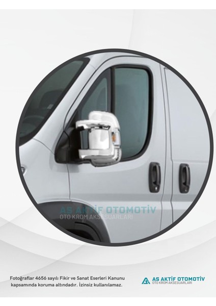 Fiat Ducato Van Ayna Kapağı 2 Parça 2006 ve Üzeri Abs Krom modelleri