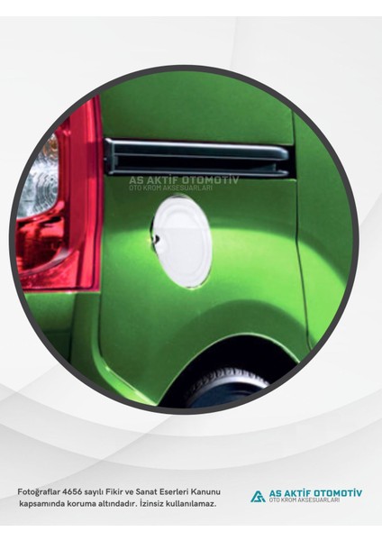 Fiat Fiorino Mini Van/mpv Depo Kapağı 2007 ve Üzeri Krom Paslanmaz Çelik