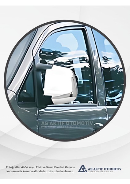 Hyundai Starex Van Ayna Kapağı 2 Parça 1997-2007 Abs Krom modelleri