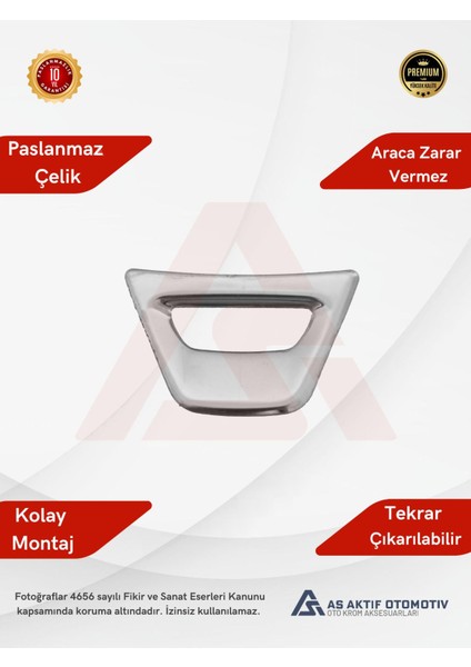 Renault Megane 4 Hb 5d/sd Direksiyon Kromu 2016 ve Üzeri Krom Paslanmaz Çelik fiyatları