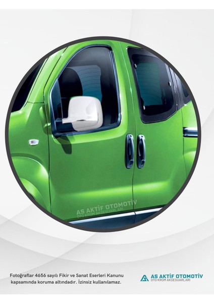 Fiat Fiorino Mini Van/mpv Ayna Kapağı 2 Parça 2007 ve Üzeri Abs Krom modelleri