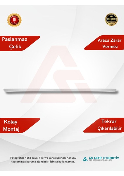 Fiat Fiorino Mini Van/mpv Bagaj Alt Çıtası 2007 ve Üzeri Krom Paslanmaz Çelik fiyatları