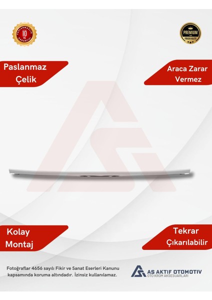 Skoda Octavia 3 (A7) Sd Egzoz Arası Çıta 2013 ve Üzeri Krom Paslanmaz Çelik fiyatları