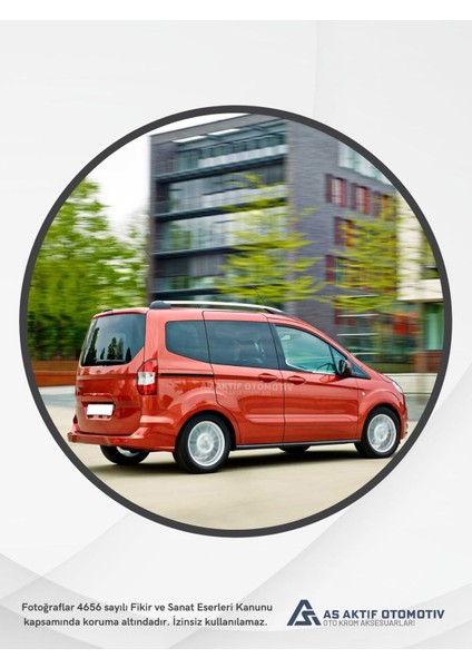 Ford Courier Van Kapı Eşiği 4 Parça 2014 ve Üzeri Krom Paslanmaz Çelik modelleri