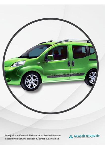Fiat Fiorino Mini Van/mpv Iç Kapı Eşiği 4 Parça 2007 ve Üzeri Krom Paslanmaz Çelik modelleri