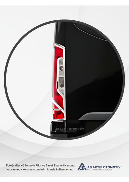 Mercedes Sprinter Van Stop Çerçevesi 2 Parça 2019 ve Üzeri Abs Krom modelleri