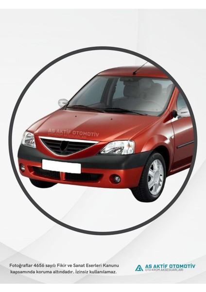 Dacia Logan Sd Kapı Eşiği 4 Parça 2005 ve Üzeri Krom Paslanmaz Çelik modelleri